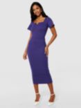 Closet London Bodycon Midi Dress, Purple