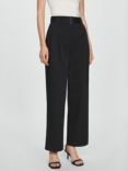 Mango Myriam Belted Straight Trousers