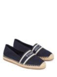 Tommy Hilfiger Canvas Logo Espadrille Shoes, Space Blue