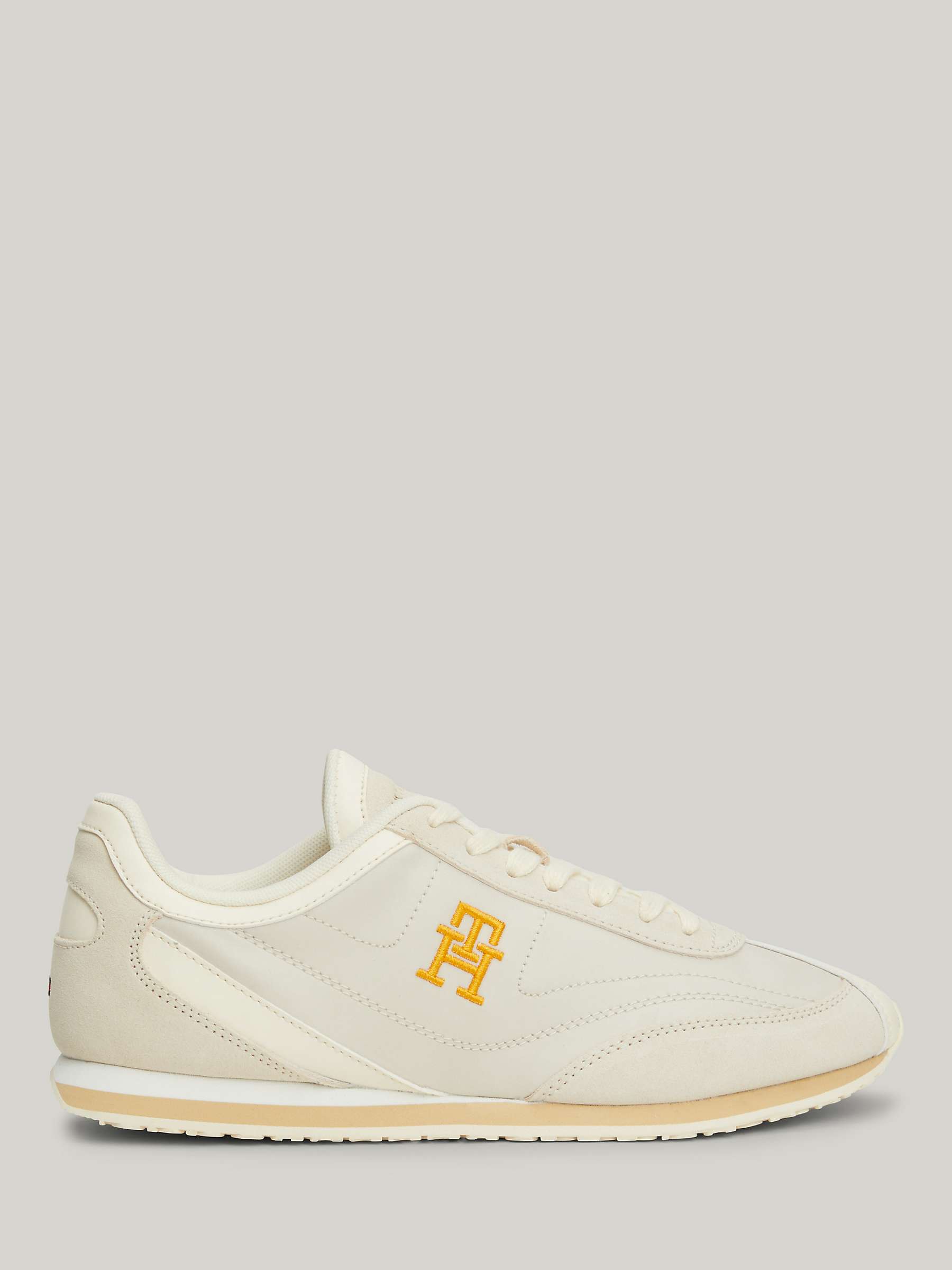 Buy Tommy Hilfiger Heritage Run Monogram Trainers, Calico Online at johnlewis.com