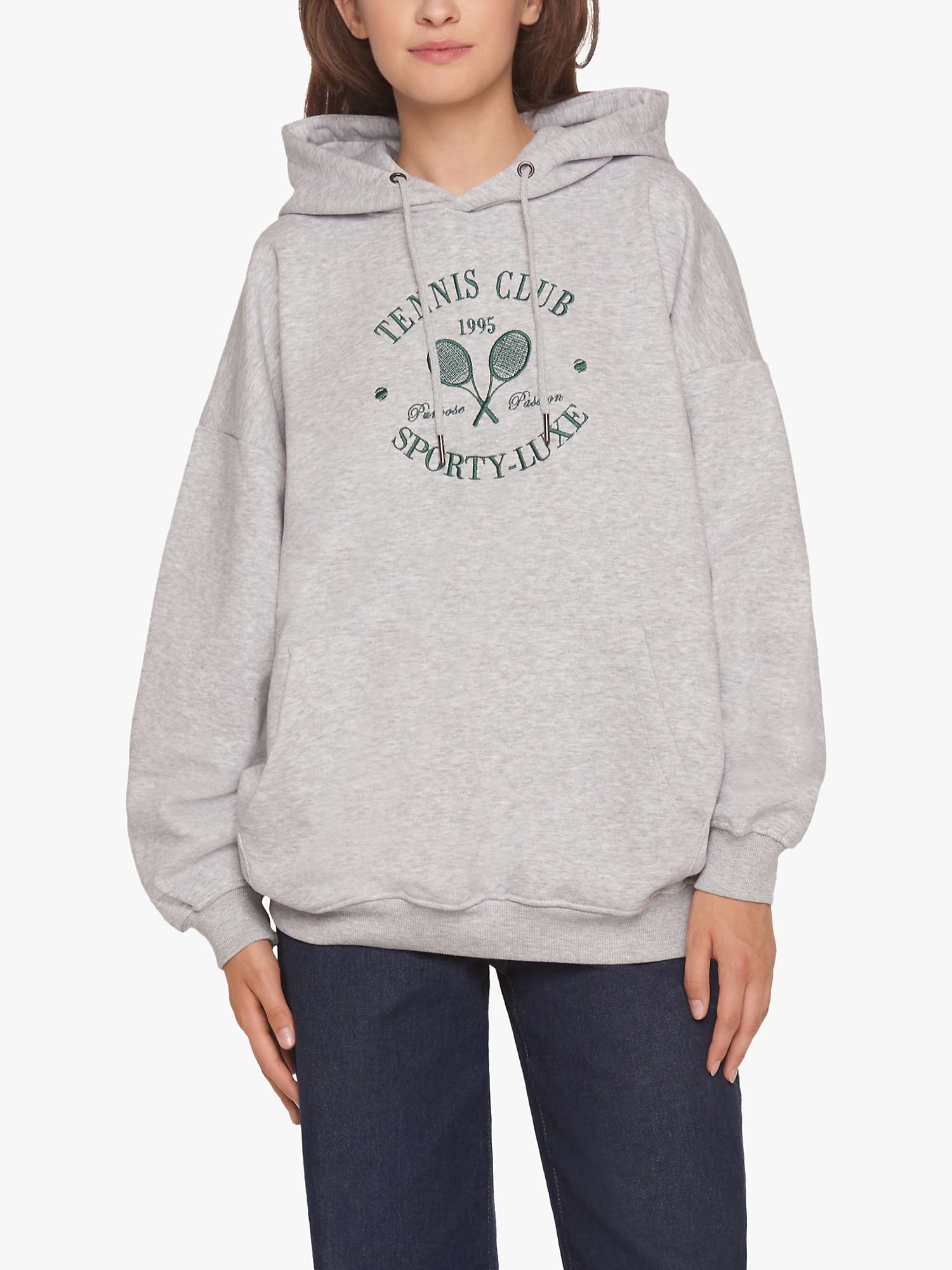 Buy Sisters Point Oversized Fit Hoodie, Grey Online at johnlewis.com