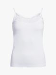 Sisters Point Slim Fitted Lace Vest, White