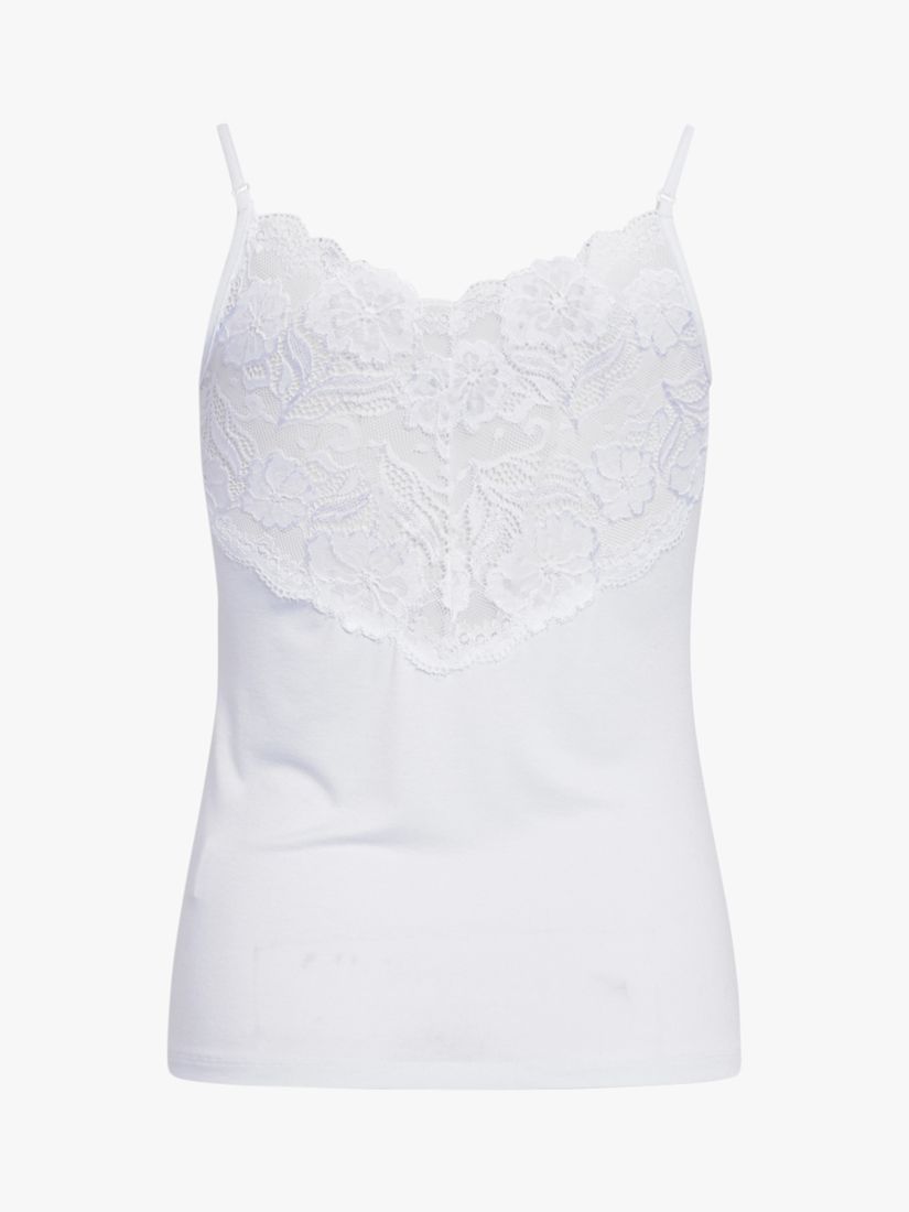 Buy Sisters Point Slim Fitted Lace Vest Online at johnlewis.com