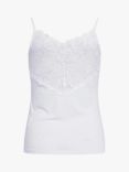 Sisters Point Slim Fitted Lace Vest, White