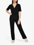 Sisters Point Egina V-Neck Jumpsuit, Black