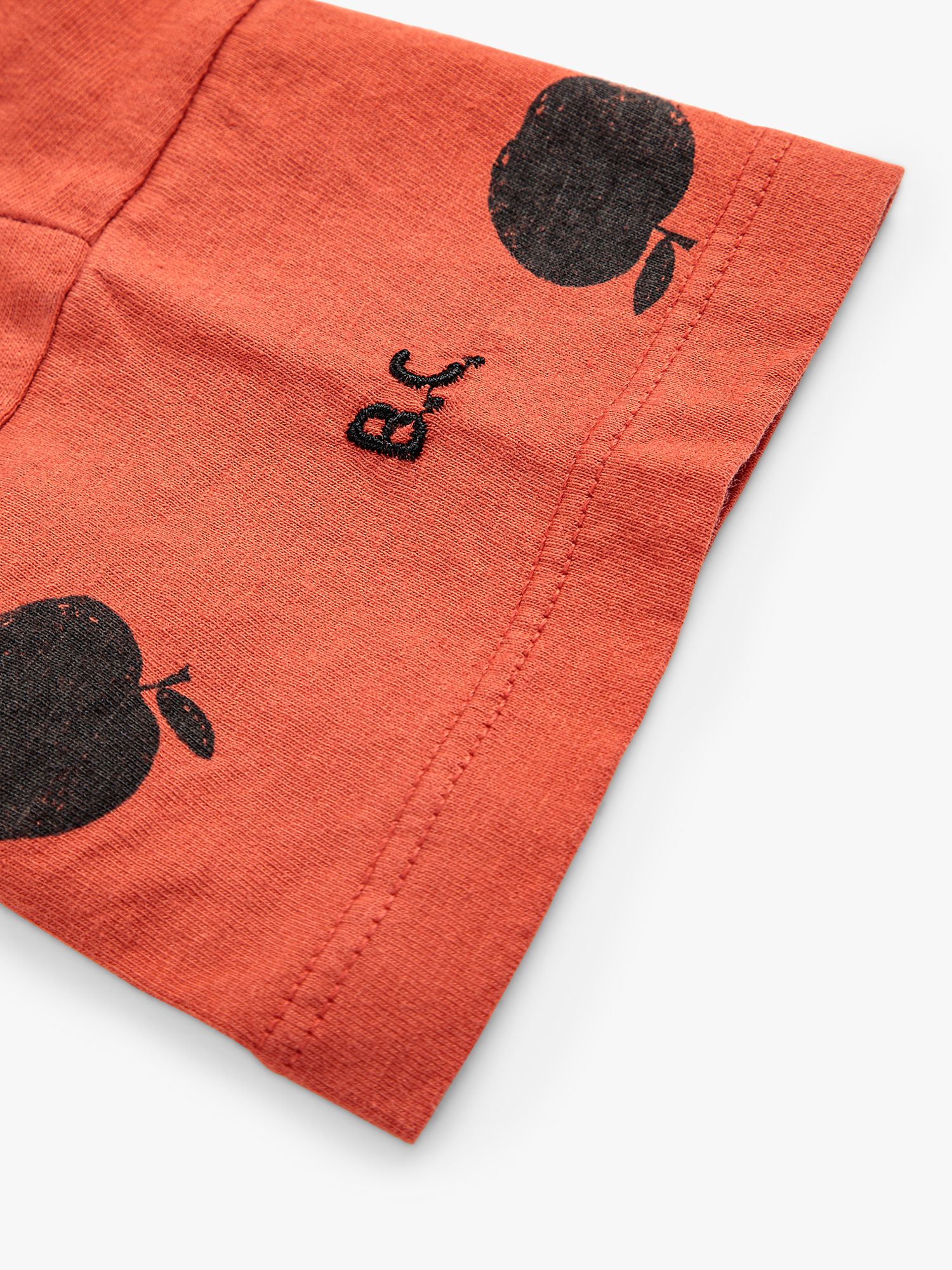 Buy Bobo Choses Kids' Organic Cotton Blend Poma Apple Print Dress, Red Online at johnlewis.com