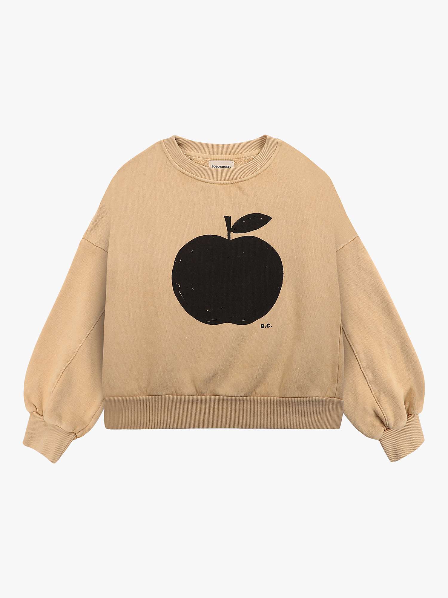 Buy Bobo Choses Kids' Organic Cotton Blend Poma Apple Sweatshirt Online at johnlewis.com