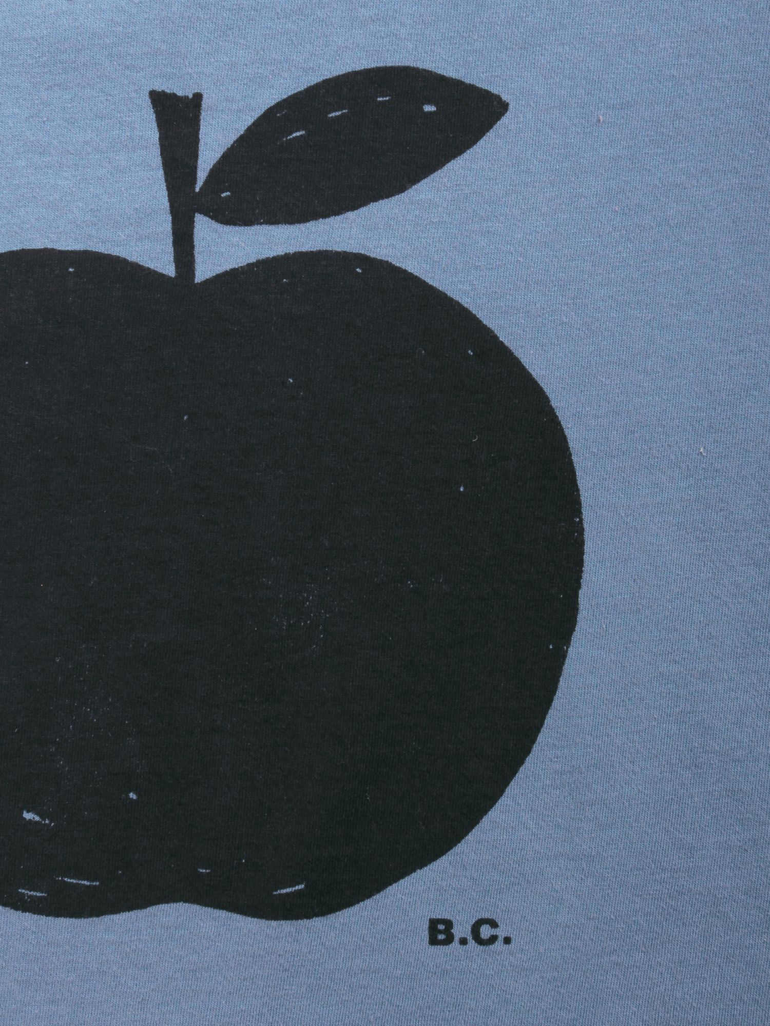 Buy Bobo Choses Kids' Organic Cotton Blend Poma Apple T-Shirt, Blue Online at johnlewis.com