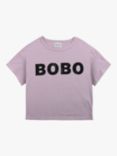 Bobo Choses Kids' Organic Cotton Blend Logo Graphic T-Shirt, Purple