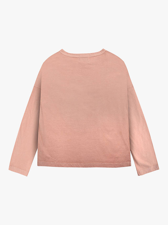 Bobo Choses Kids' Organic Cotton Blend Apple Long Sleeve T-Shirt, Pink