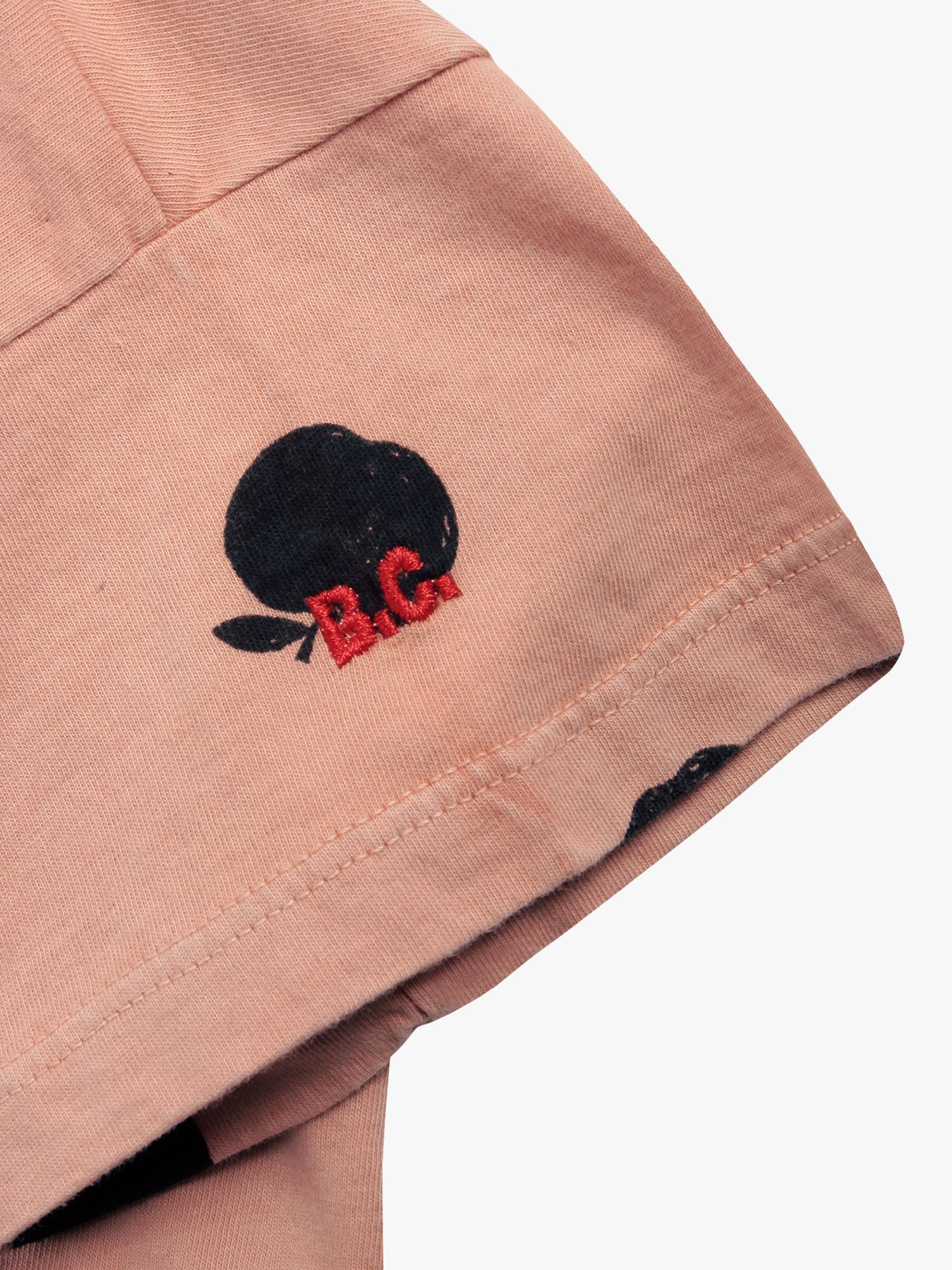 Buy Bobo Choses Kids' Organic Cotton Blend Poma Apple Print T-Shirt, Pink Online at johnlewis.com