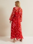 Phase Eight Tatianna Check Maxi Dress, Red/Multi