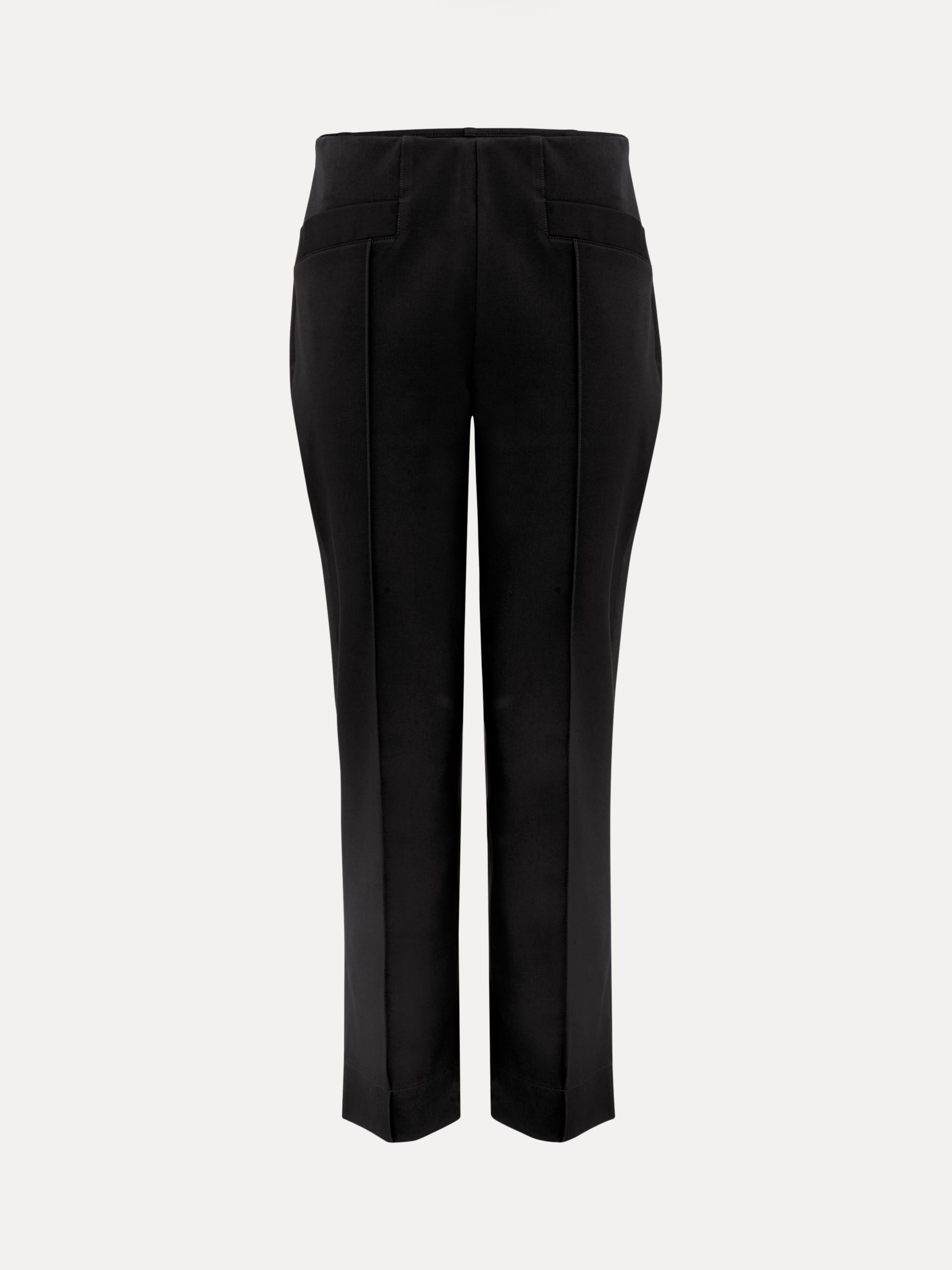 Phase Eight Miah Stretch Capri Trousers, Black, 8