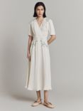 Ghost Maeve Floral Embroidery Dress, Ivory