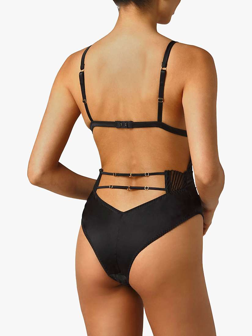 Buy Coco de Mer Athena Bodysuit, Black Online at johnlewis.com