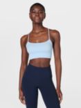 Sweaty Betty Spirit Restored Yoga Bra, Breeze Blue