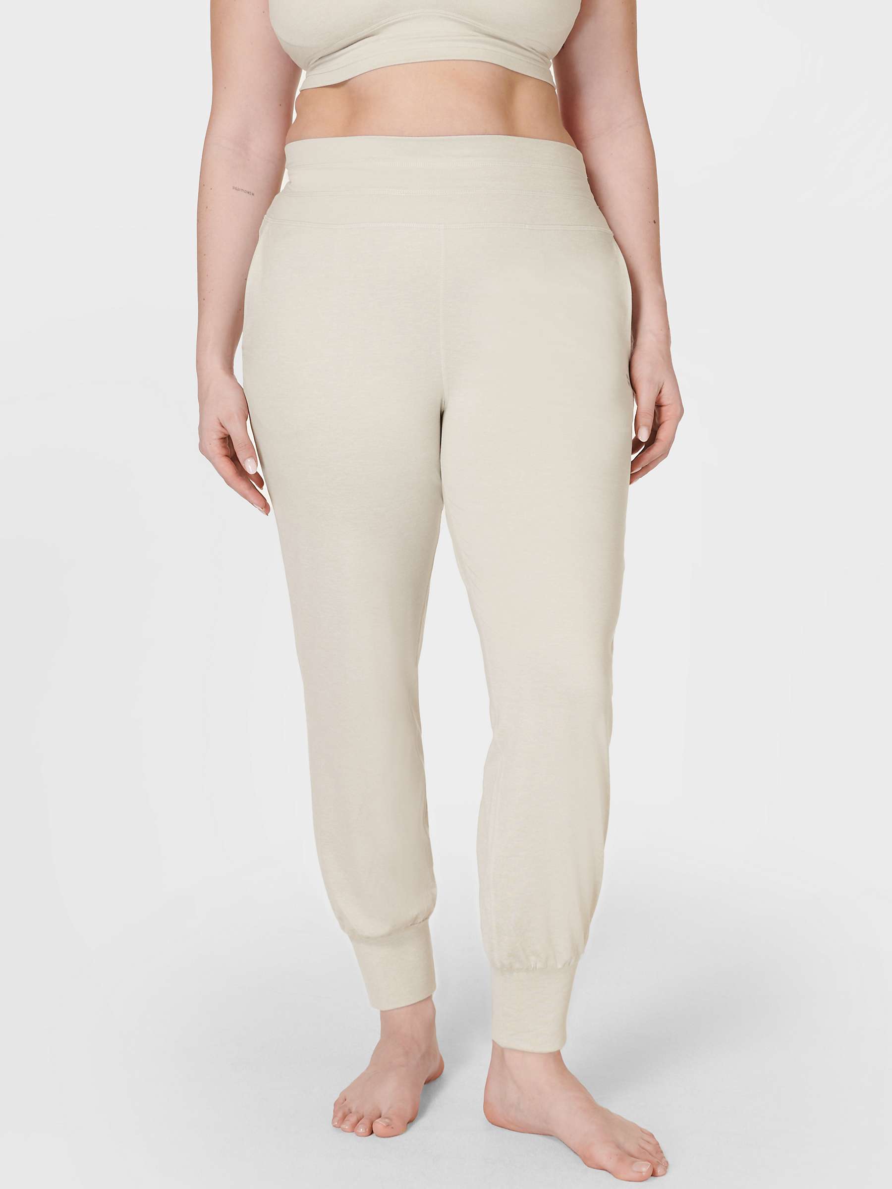 Buy Sweaty Betty Gaia 29" Yoga Pants, Creme Beige Marl Online at johnlewis.com