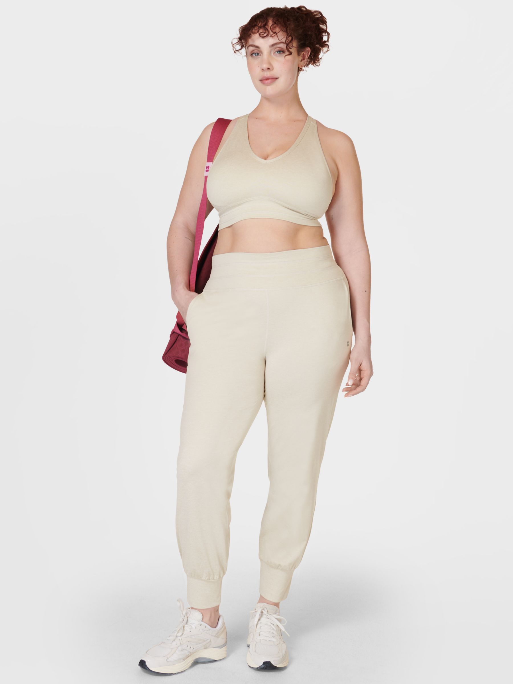 Sweaty Betty Gaia 29" Yoga Pants, Creme Beige Marl, XXS
