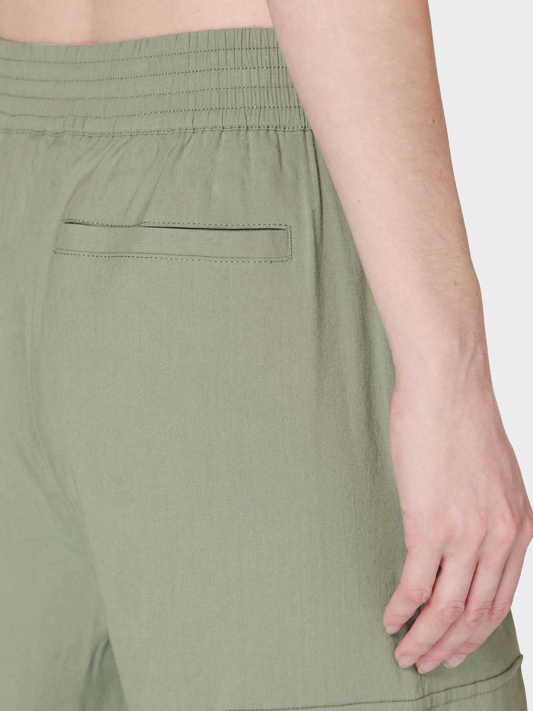 Buy Sweaty Betty Summer Stretch Linen Blend Trousers, Savannah Green Online at johnlewis.com
