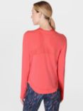 Sweaty Betty Breathe Easy Long Sleeve Top, Coral Pink