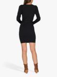 Sisters Point Glut Wrap Mini Dress, Black