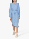 Sisters Point Casual Look Shirt Dress, Sky Blue