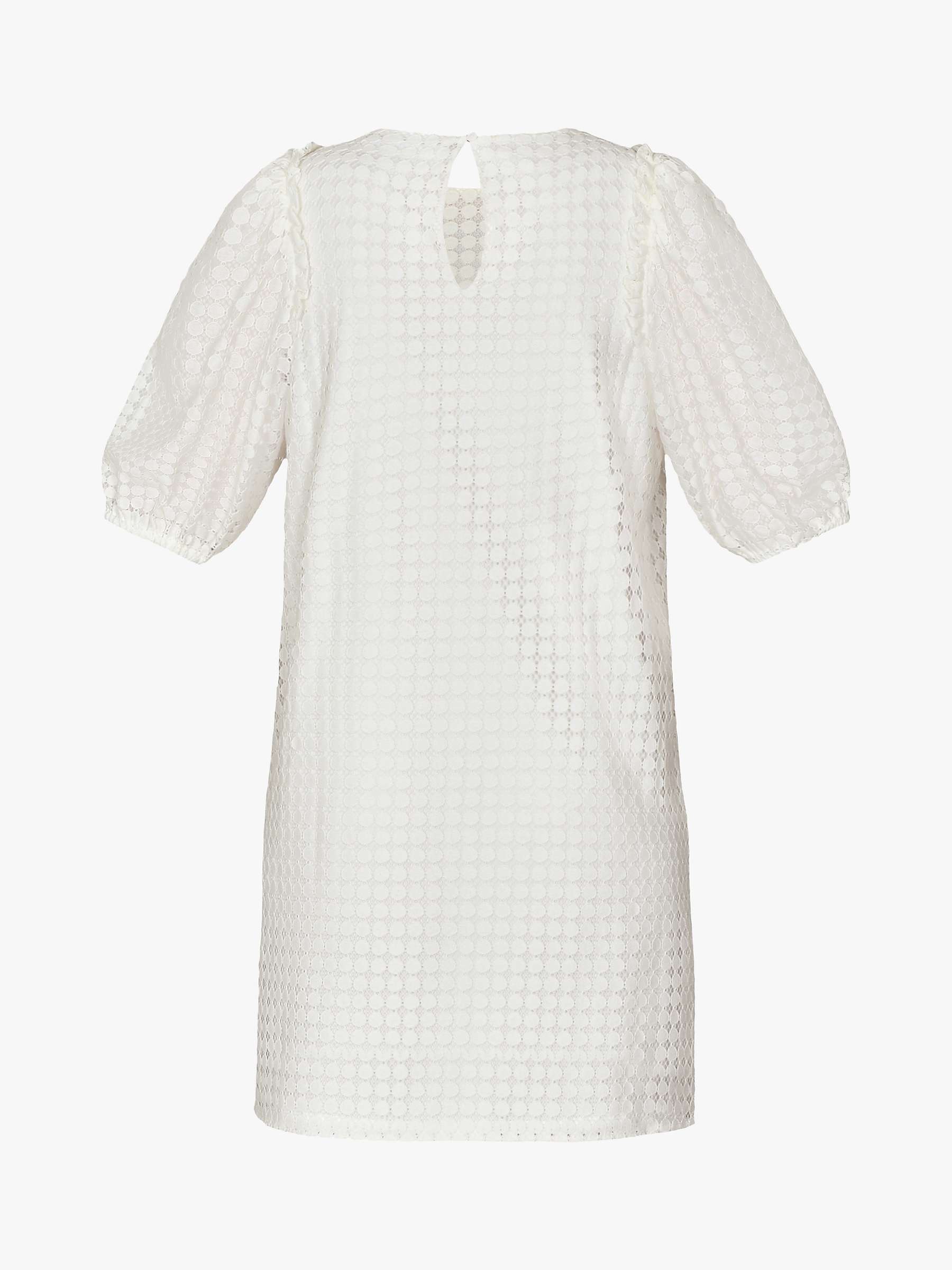 Buy Sisters Point Tima Feminine Lace Mini Dress, Cream Online at johnlewis.com