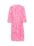Saint Tropez Eda Knee Length Half Sleeve Dress, Pink