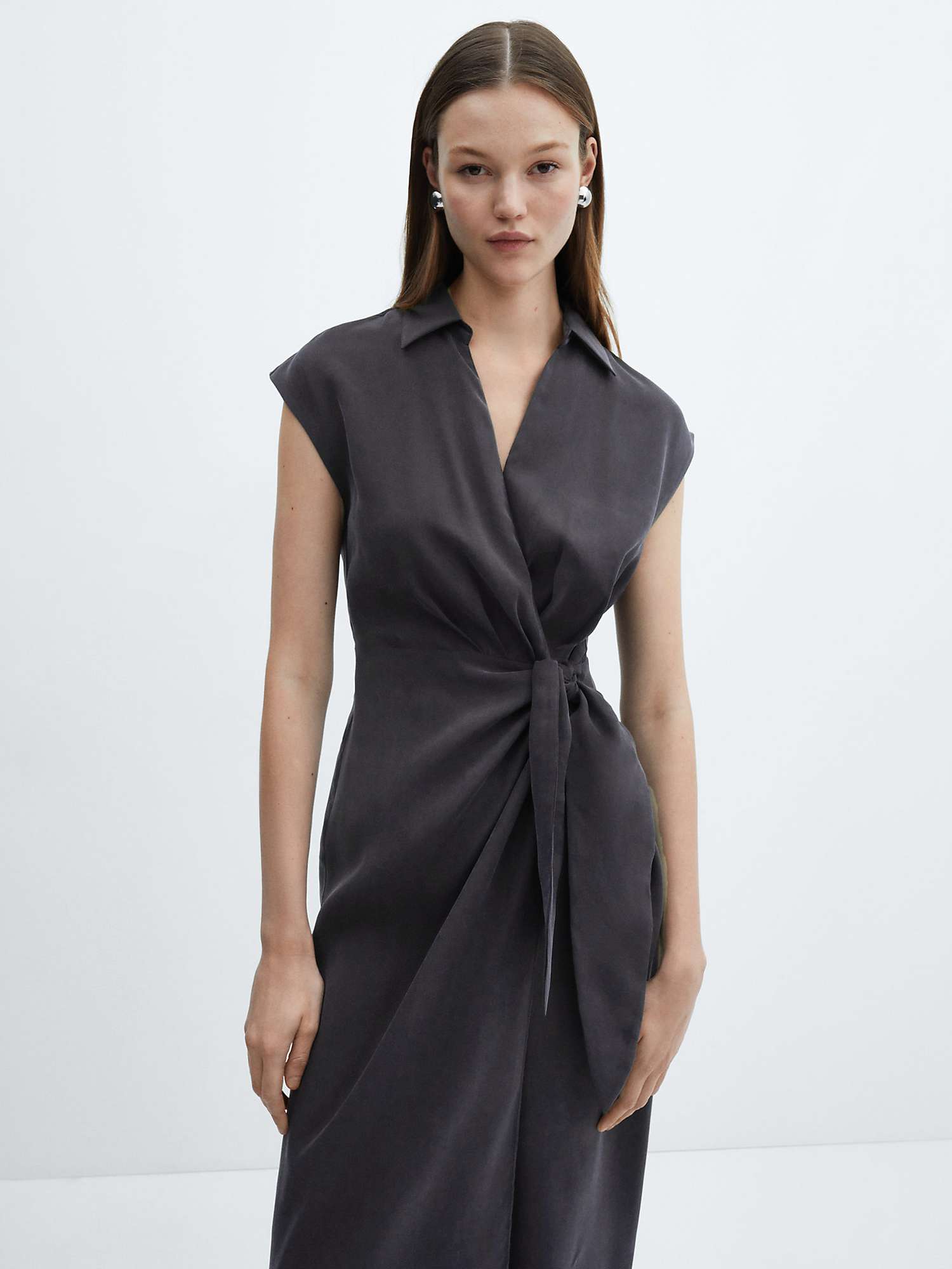 Buy Mango Anna Wrap Midi Dress Online at johnlewis.com