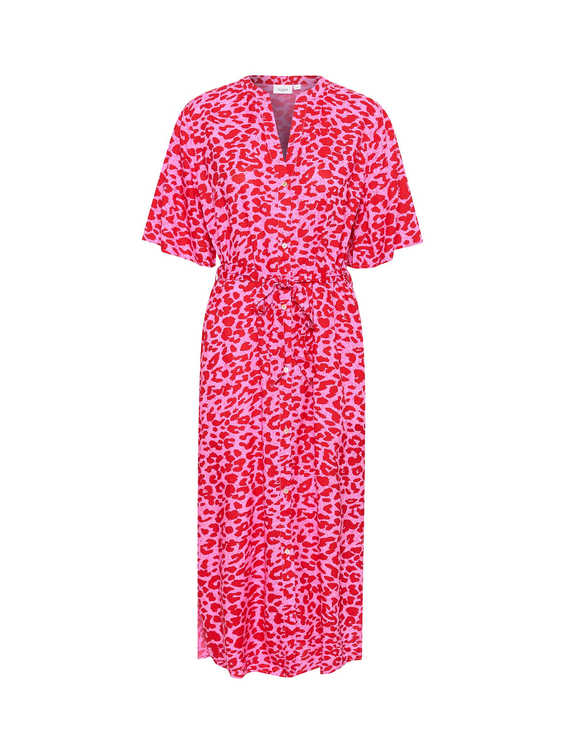 Buy Saint Tropez Zazia Short Sleeve Button Maxi Dress Online at johnlewis.com