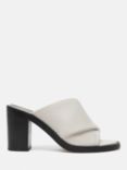 Jigsaw Duvile Padded Heel Leather Mules, White