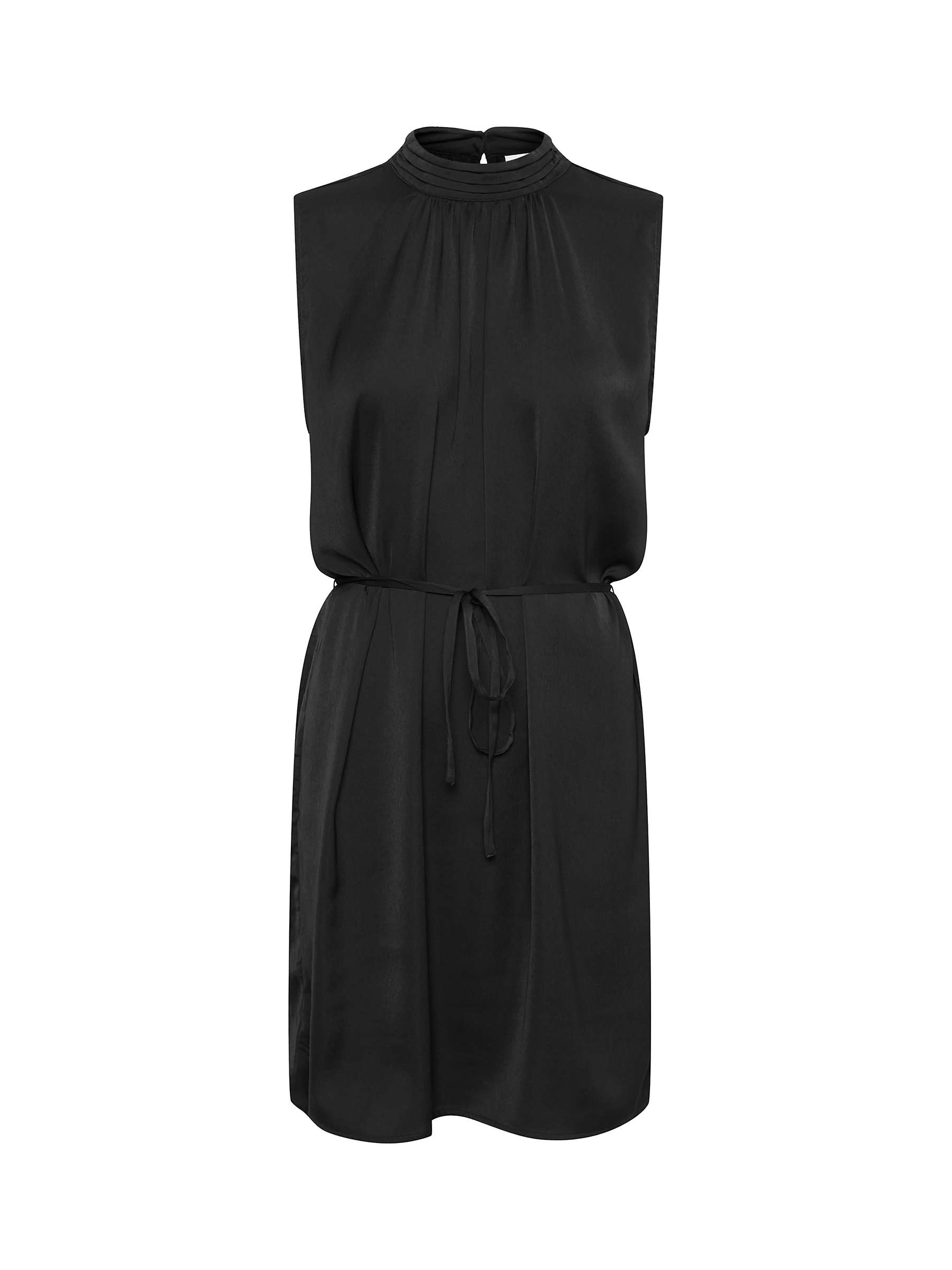 Buy Saint Tropez Aileen Tie Belt Dress, Black Online at johnlewis.com