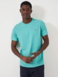 Crew Clothing Classic Cotton Jersey T-Shirt, Teal Blue