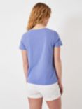 Crew Clothing Perfect Scoop Short Sleeve Slub T-Shirt, Lilac