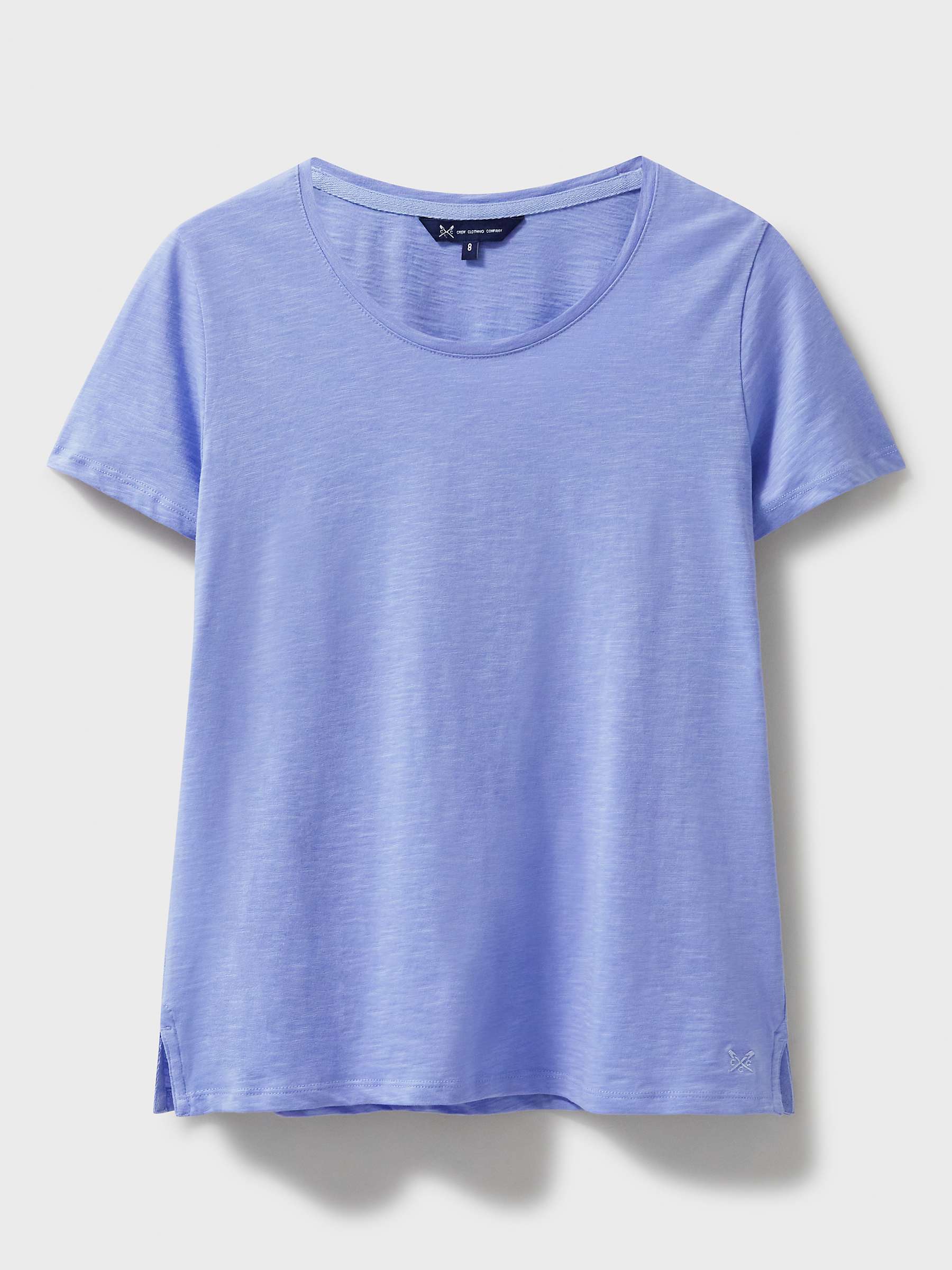 Buy Crew Clothing Perfect Scoop Short Sleeve Slub T-Shirt Online at johnlewis.com