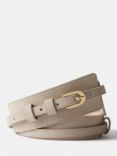 Mint Velvet Suede Waist Belt, Beige