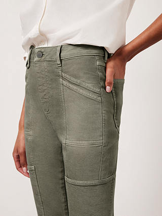 Mint Velvet Carpenter Slim Fit Jeans, Khaki