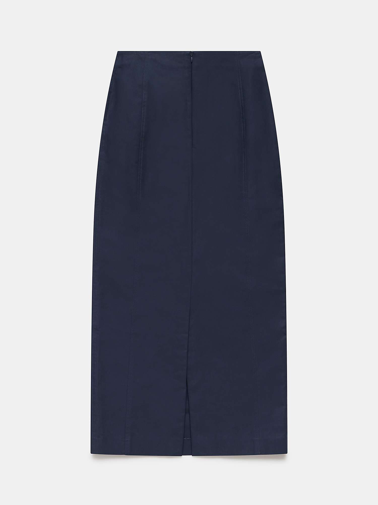 Buy Mint Velvet Button Detail Maxi Skirt, Navy Online at johnlewis.com