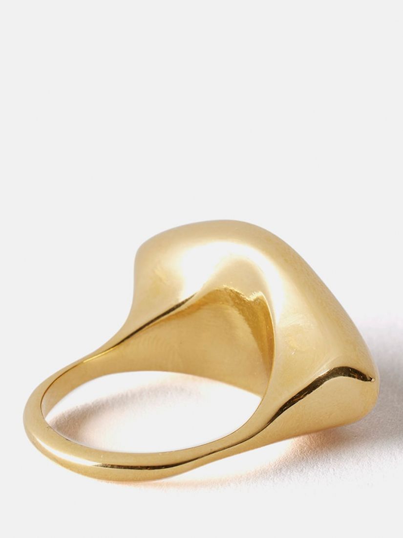Mint Velvet Dome Ring, Gold, Small/Medium