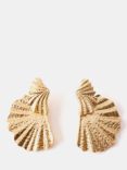 Mint Velvet Double Fan Drop Earrings