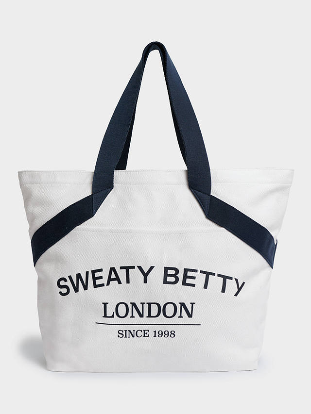 Sweaty Betty Essentials Canvas Tote Bag, Lily White