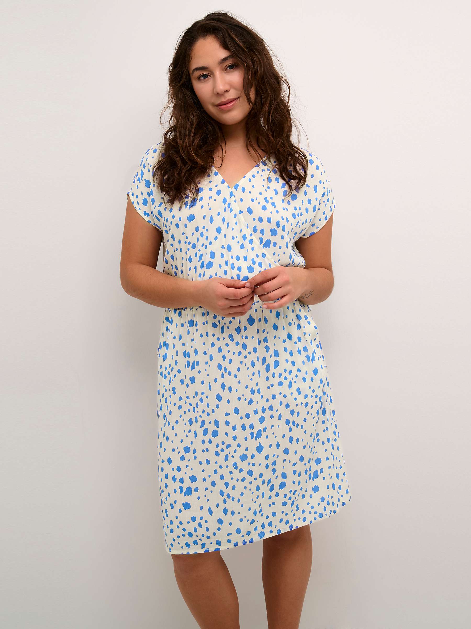 Buy KAFFE Jenn Knee Length Dress Online at johnlewis.com
