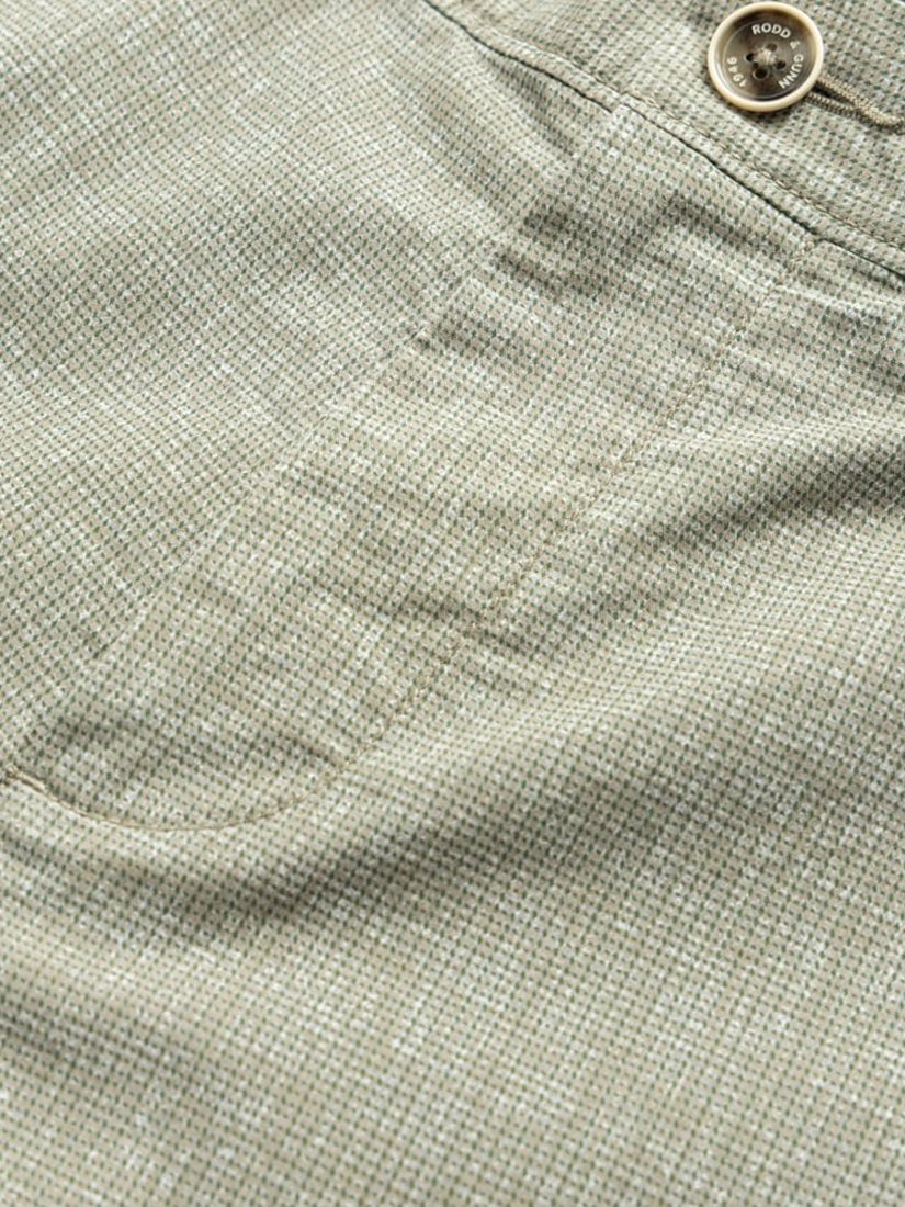 Rodd & Gunn Phillipstown Stretch Cotton Straight Fit Bermuda Shorts, Fern, 28