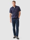 Rodd & Gunn Jacobs River Floral Linen Slim Fit Short Sleeve Shirt