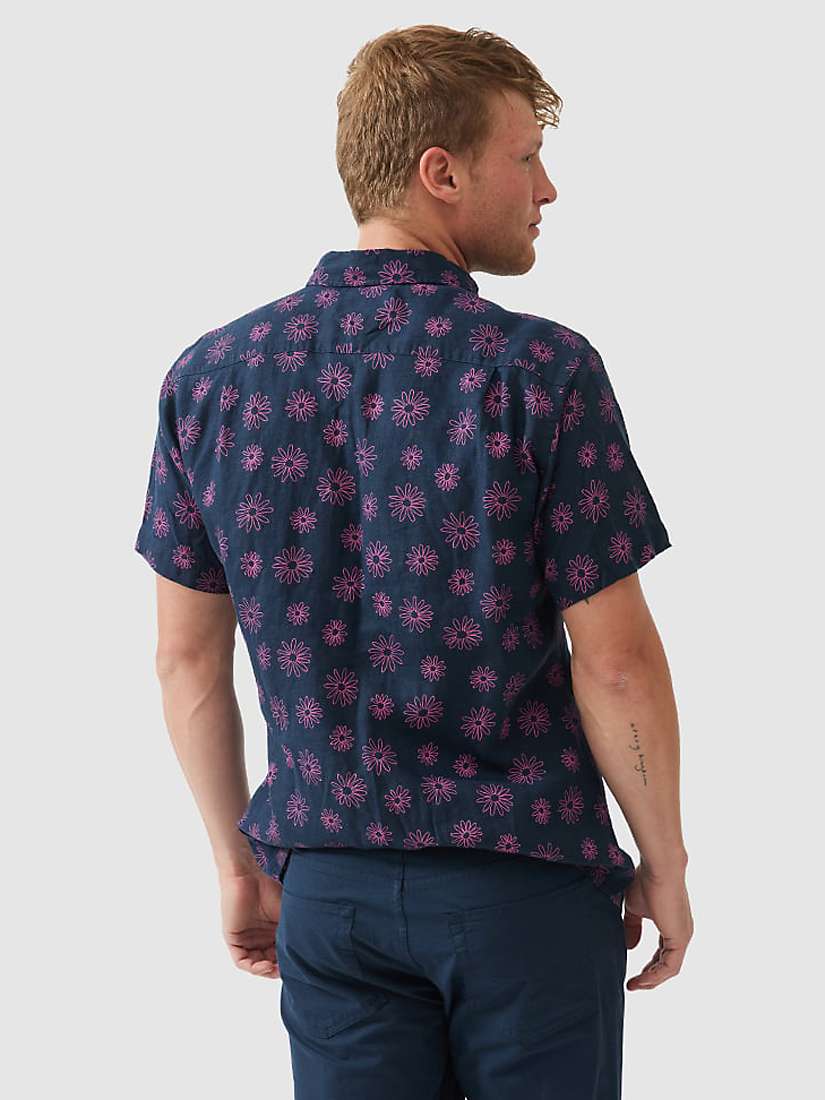 Buy Rodd & Gunn Jacobs River Linen Slim Fit Short Sleeve Shirt Online at johnlewis.com
