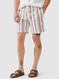 Rodd & Gunn Wellpark Avenue Cotton Stripe  7" Resort Shorts