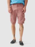 Rodd & Gunn Arkles Bay Cotton Relaxed Cargo Shorts, Crimson Red