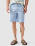 Rodd & Gunn Sacred Hill Cotton Slim Fit 9" Bermuda Shorts, Sky