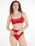 Tommy Hilfiger Bralette Logo Swim Top, Primary Red