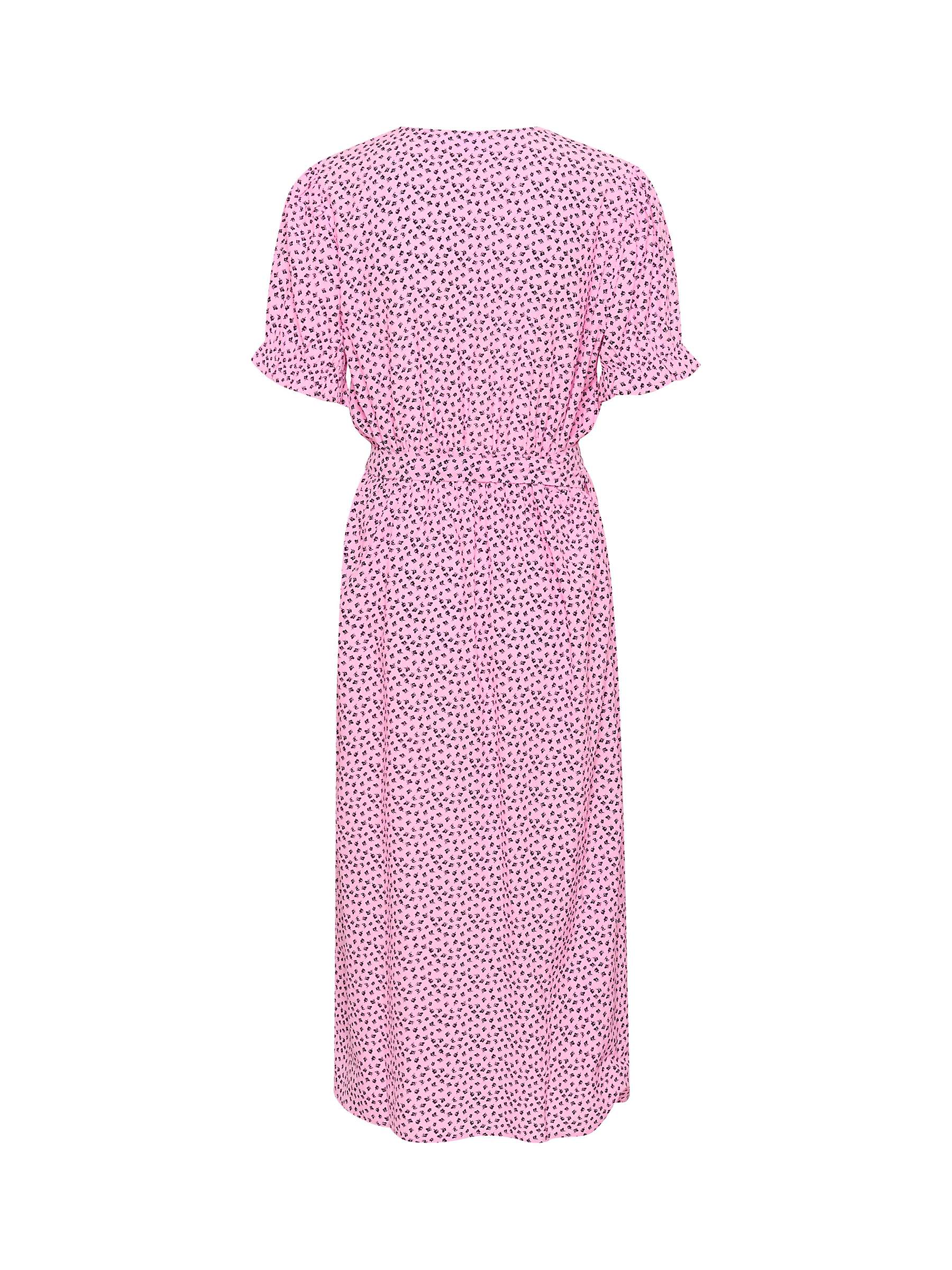 Buy Saint Tropez Zanni Short Sleeve V-Neck Wrap Dress, Pink Frosting Online at johnlewis.com